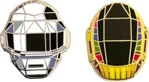 Daft Punk themed fashionable pins review